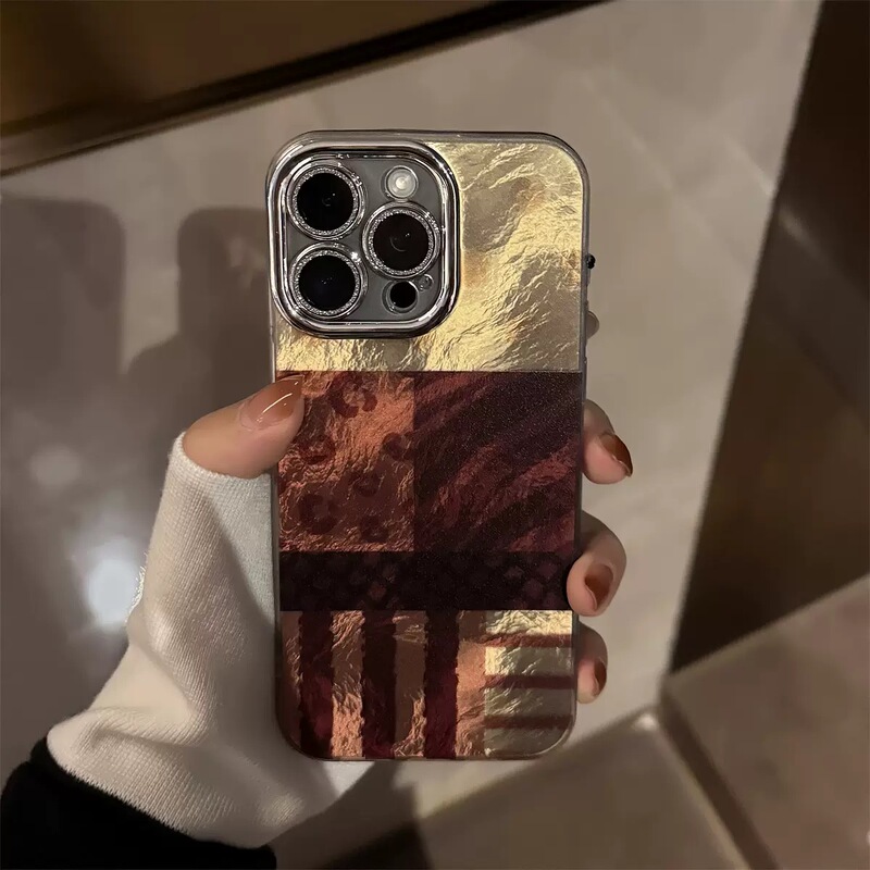8.23/ "Sister's Own Collection" Ins-Style Retro Leopard Print Glitter Anti-Drop Phone Case (Excluding Lanyard) 8.23/ "Sister's Own Collection" Ins-Style Retro Leopard Print Glitter Anti-Drop Phone Case (Excluding Lanyard)