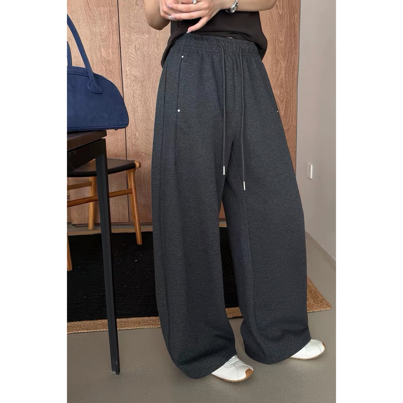 10.14/ "Pear-Shaped Zhiyin Sweatpants" Composite Weight Elastic Waist Drawstring Slimming Casual Drawstring Sweatpants 10.14/ "Pear-Shaped Zhiyin Sweatpants" Composite Weight Elastic Waist Drawstring Slimming Casual Drawstring Sweatpants