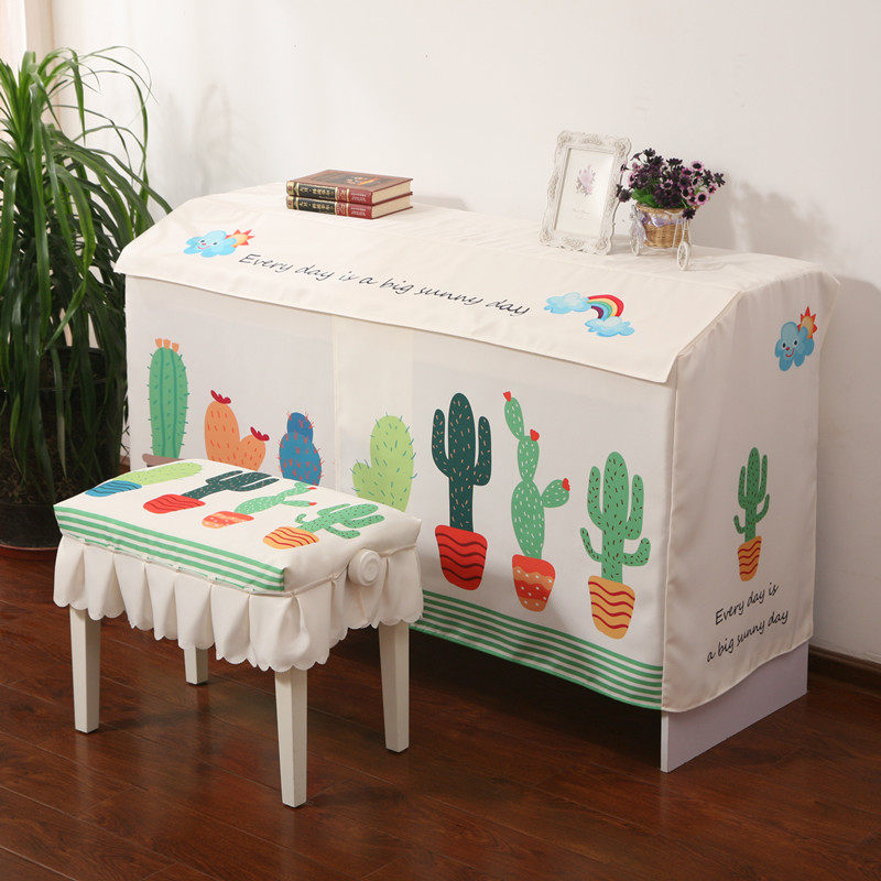 Korean style cartoon The One electronic organ cover full package 88 key electronic organ dust cover to open design cloth art recommendation