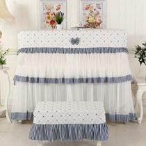 2020 New Lace Piano Hood Eu Type Lace Piano Dust Cover Open Design 100 Hitch Piano Set Recommendation
