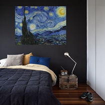 The genuine authorisation of the Dutch IXXI The Starry Night Van Gogh sky decoration painting