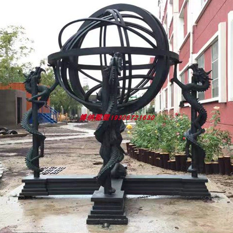 大型户外浑天仪雕塑，古代科技之美，点亮现代城市！️