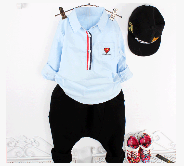 Chemise garcon à manche longue - Ref 2075575 Image 22