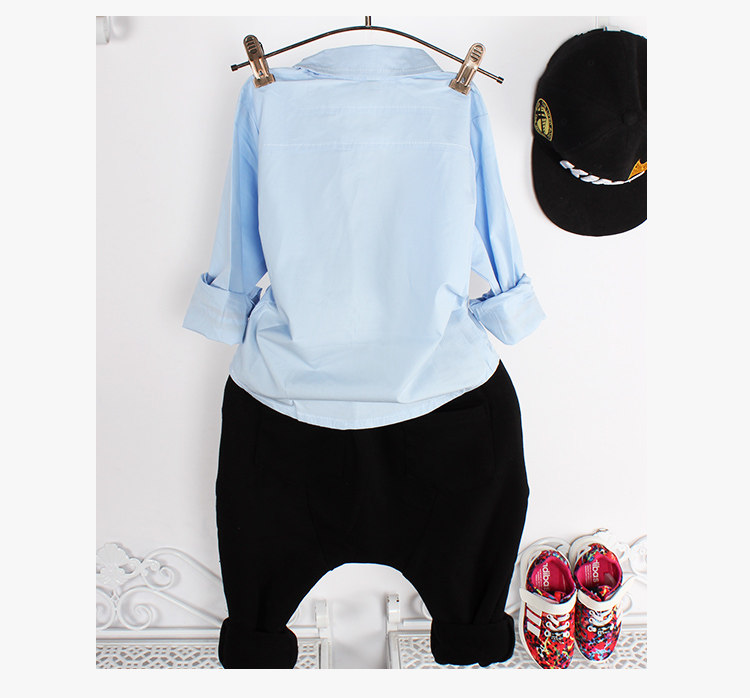 Chemise garcon à manche longue - Ref 2075575 Image 11