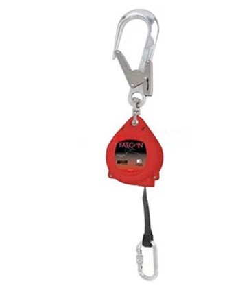 Honeywell1016796 fall brake 6 m webbing is equipped with 1 universal safety hook and 1 catch hook