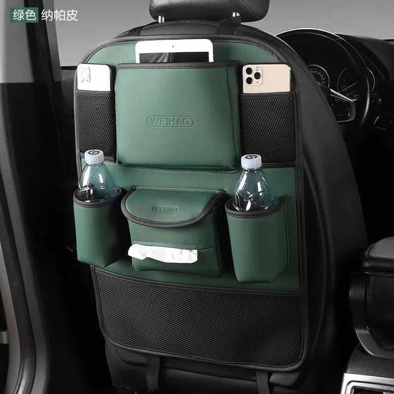 Car rear seat rack, multi-function storage box, car hanging bag, car interior rear seat decoration storage bag 