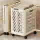 [Clearance Price] Household Dirty Laundry Basket, Foldable, Stylish, Toy Storage, Bathroom Trolley, Dirty Clothes Hamper