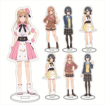 Behind the scenes of the voice actor broadcast Yumiko Sato acrylic display Chika Watanabe acrylic ornament