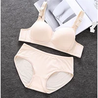 [Bra phù hợp] không có vòng thép áo lót đồ lót mỏng mô hình áo ngực cotton nữ sinh học sinh trung học ngực - Đồ lót thể thao bộ quần áo tập gym nữ