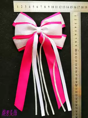 Cheerleading lesbian aerobics sports dance girls Hot rose White floral headdress accessories hairclip hairclip