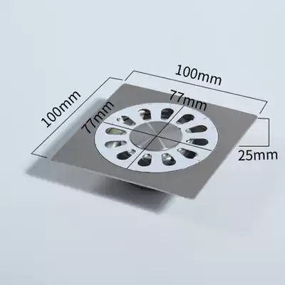 Toilet stainless steel floor drain dressing room washing machine sewer deodorant shower room thickened floor drain