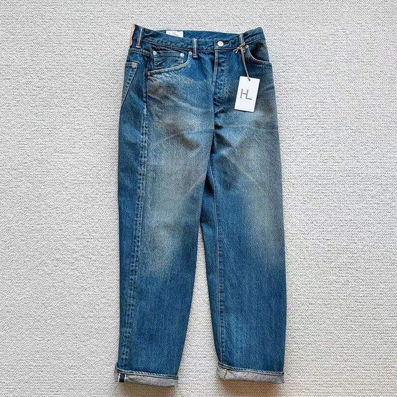 Herill Hl Regular Denim 25Ss Retro Selvedge Red-Edged Straight-Leg Casual Five-Pocket Jeans