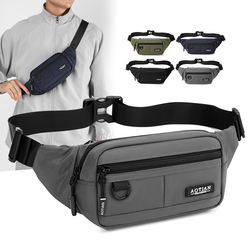 Casual waterproof large capacity multi-functional shoulder crossbody bag