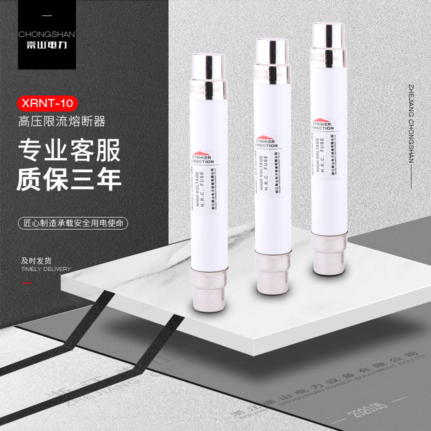 High pressure limit flow fuse XRNT1-12 20A-25A-40A high pressure load switch fuse 10KV insurance pipe