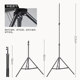 Outdoor camping aluminum alloy light frame folding adjustable portable camping light pole hook hanger mobile camp bracket