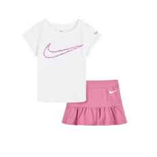 детский костюм nike耐克童装套装2020夏季女婴童舒适休闲运动短袖套装cz1994600