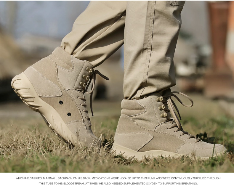 Bottes militaires pour homme - amortissement - Ref 1402597 Image 32