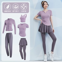 Светло -фиолетовый+фиолетовый серый пять -цех TC58670