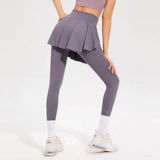 Летний комбинезон для спортзала, штаны, защитное белье, комплект, спортивная профессиональная одежда для йоги, юбка, в обтяжку, для бега