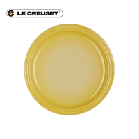 Круглый диск диаметром 19 см, грушево-желтый.