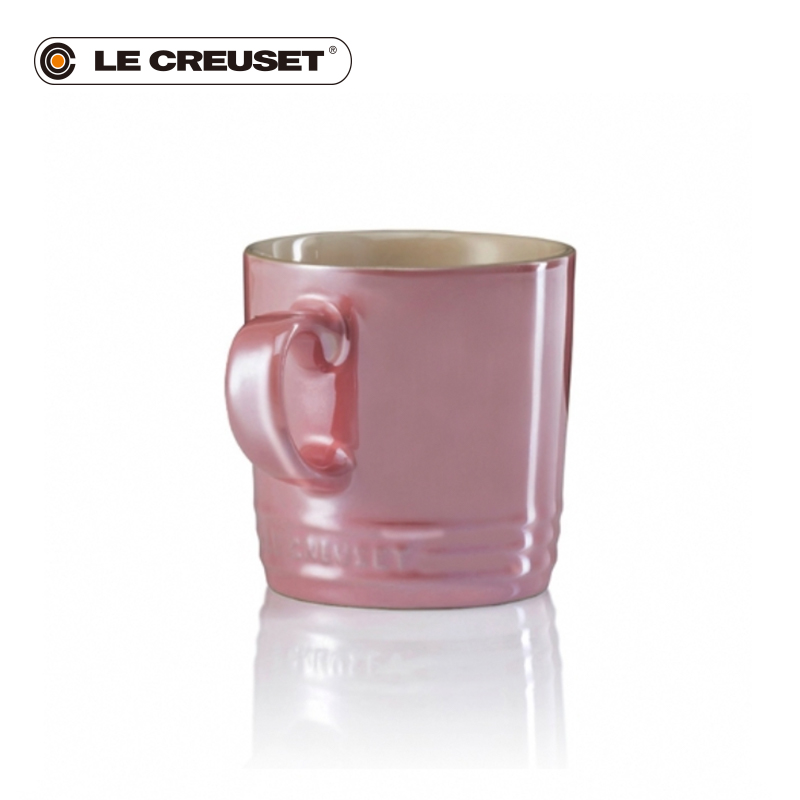 France 's LE CREUSET series of cool color stoneware London 350 ml of coffee cup pearl color