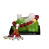 Car perfume ornaments imitation Jade Buddha perfume ornaments Green Jade brushed Buddha Maitreya Buddha Yuanbao Crouching Buddha perfume Seat car
