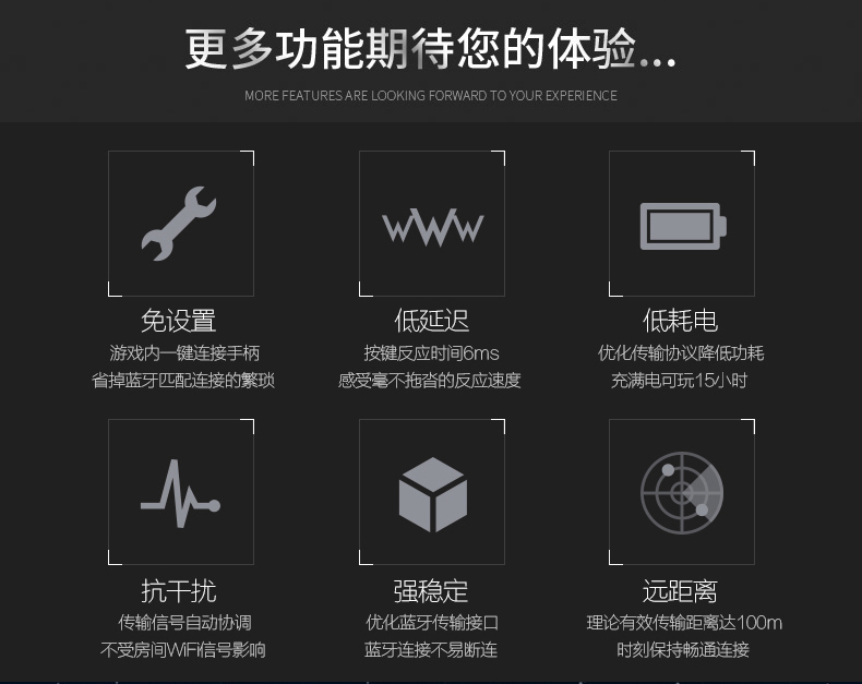 Bộ điều khiển trò chơi không dây Bluetooth Apple Android di động TV máy tính trò chơi di động cf vua vinh quang hành động hoang dã phụ kiện chơi pubg mobile
