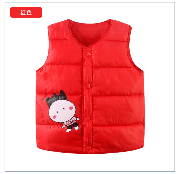 2018 trẻ em mới xuống áo vest cotton cho bé sơ sinh quần áo trẻ em nam