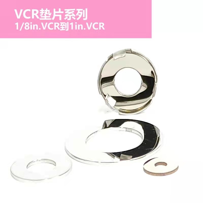 VCR gasket stainless steel flat gasket with claws electrolytic treatment EP level