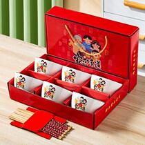 Shangguest Family Bowls Chopsticks Gift Bowls DISH SUIT HOME PERSONALITY CUTE CERAMIC BOWLS CUTLERY CUTLERY GIFT SET BOWL GIFT BOX