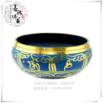 Buddhas Nepal Buddhas sound bowl turn via bowl red copper thickened Buddhas sound bowl French sound bowl Fantone bowl Aperture 14cm