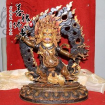 Tibetan Buddhism Nepal high-grade copper gilded anger lian shi Buddha lian shi eight variable high-1 6-foot