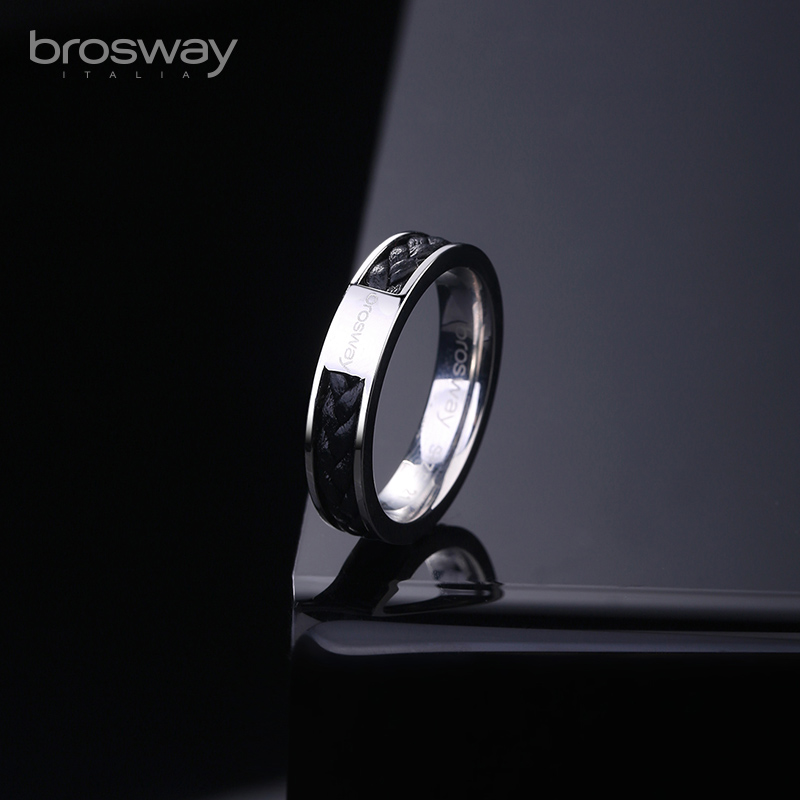 Bague homme BROSWAY en Acier au titane - Ref 3089112 Image 3