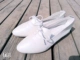 2020 giày da mới của phụ nữ giày lười giày lười giày đế bằng đơn giày đế thấp giày đế mềm giày trắng giày thường - Giày cắt thấp