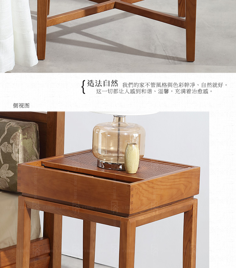 Một phong cách Trung Quốc phong cách Đông Nam Á đồ nội thất trầu hạt óc chó gỗ rắn phân loại đa chức năng lưu trữ bàn cạnh giường ngủ tủ quần áo nhựa giá rẻ