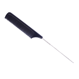 Форма для головы kamesi, парикмахерская расческа для хвостиков, черная расческа для сбора волос, инструмент для плетения волос