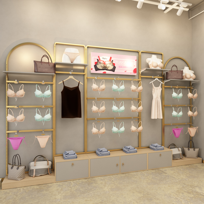 时尚袜子展示架+简约内衣文胸壁挂架=家居美学新趋势？