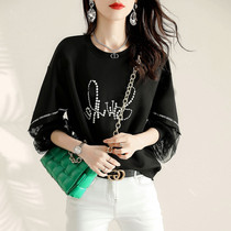 Winter still has to be beautiful 2021 autumn and winter new design sensation The small crowdblouse round collar fashion Skinny Weavewear