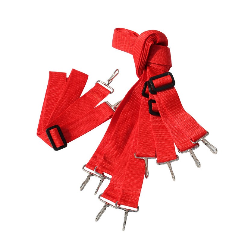 Nhạc cụ trống trống rộng 2,5CM có dây đeo màu đỏ với trống nhỏ có đai trống phụ kiện guitar điện