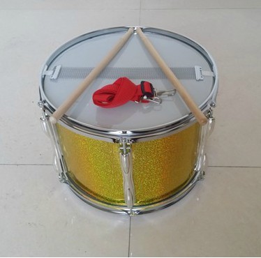 Xu Hong nhạc cụ chất lượng hai tông màu vàng cao cấp flash nhỏ snare trống đường kính 34 với lò xo điều chỉnh để gửi trống thanh đai - Nhạc cụ phương Tây đàn guitar điện