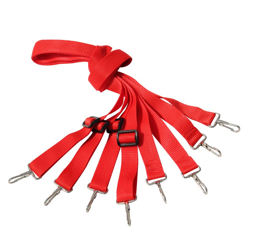 Nhạc cụ trống trống rộng 2,5CM có dây đeo màu đỏ với trống nhỏ có đai trống phụ kiện guitar điện