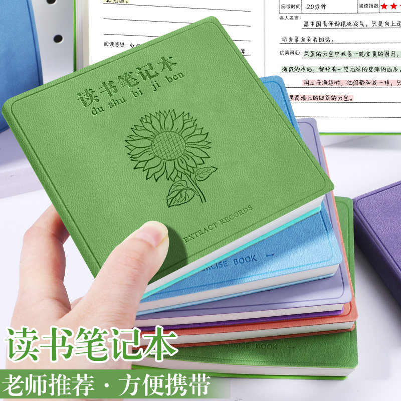 迷你读书笔记本好词好句好段摘抄本小学生专用随身一二三年级语文