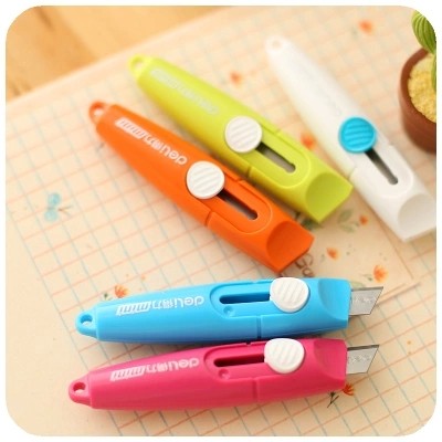 6 powerful mini utility knife small box opener paper cutter letter opener express portable knife pencil sharpener