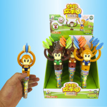Net celebrity childrens creative candy clapping monkey snacks to send children birthday gifts amusement park supermarket sales batch