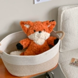 Милая кукла, плюшевая детская игрушка, успокаивающая подушка, лиса, енот