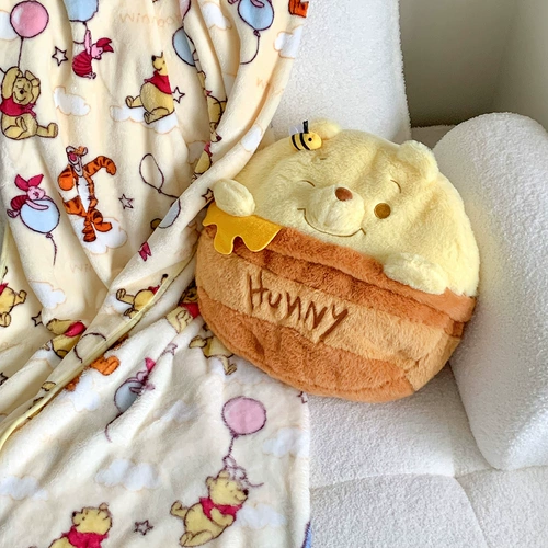 Подушка, одеяло, плюшевая игрушка для сна, с медвежатами, 2 в 1, подарок на день рождения