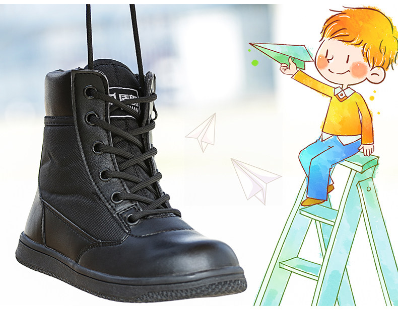 Boots militaires pour homme - porter - Ref 1397076 Image 9
