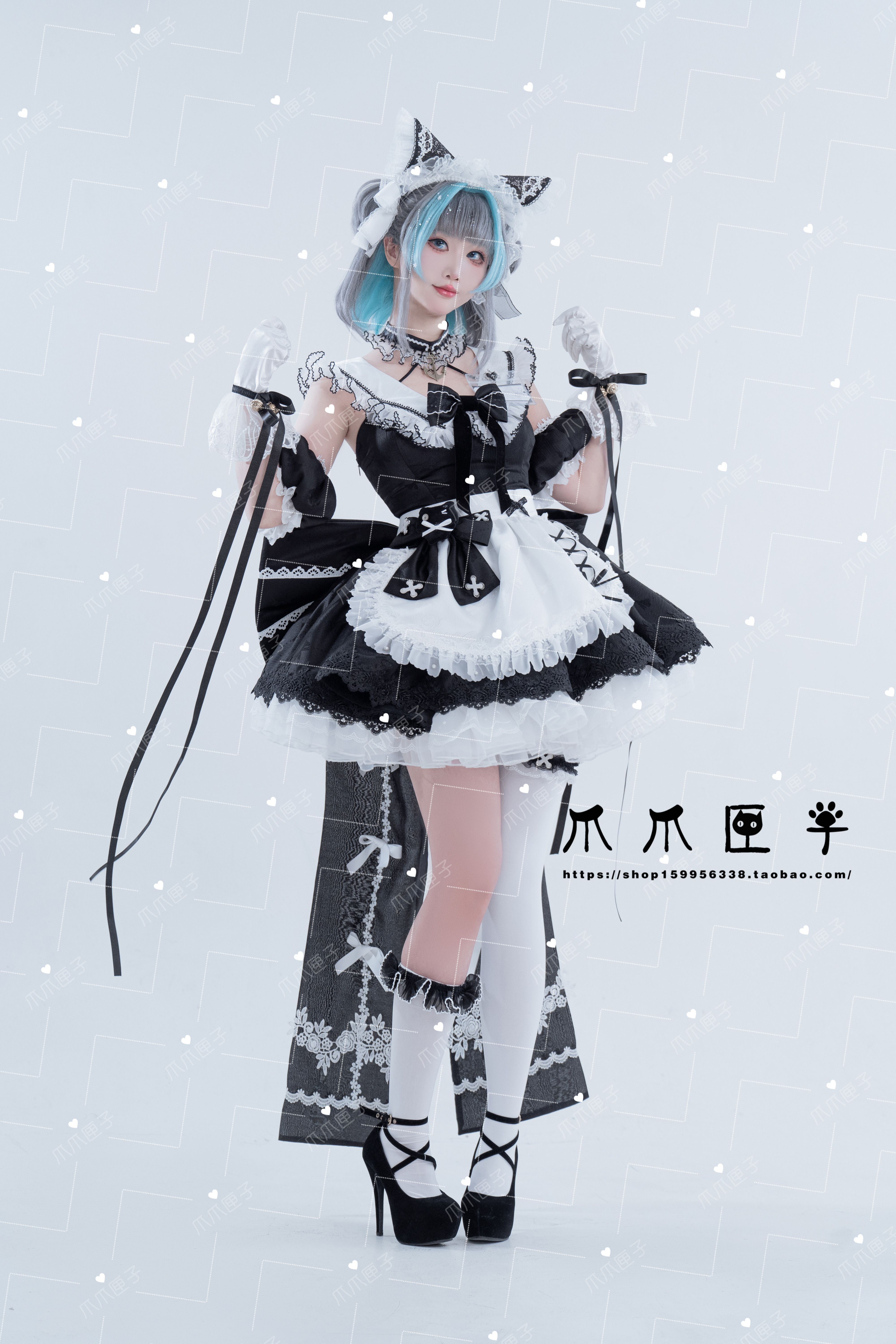 爪爪匣子】 碧藍航線柴郡同人女僕愛神之矢cosplay定製-淘寶Taobao | 天