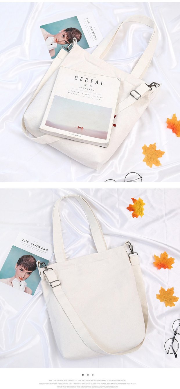 Túi vải bố nữ của Hàn Quốc ulzzang Harajuku văn học vải nữ vai Nhật Bản nhỏ túi nữ mới túi xách nữ đeo chéo