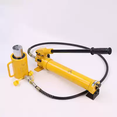Separate hydraulic jack manual ultra-thin horizontal two-piece 10 tons 20 30 50T electric multi-layer hollow